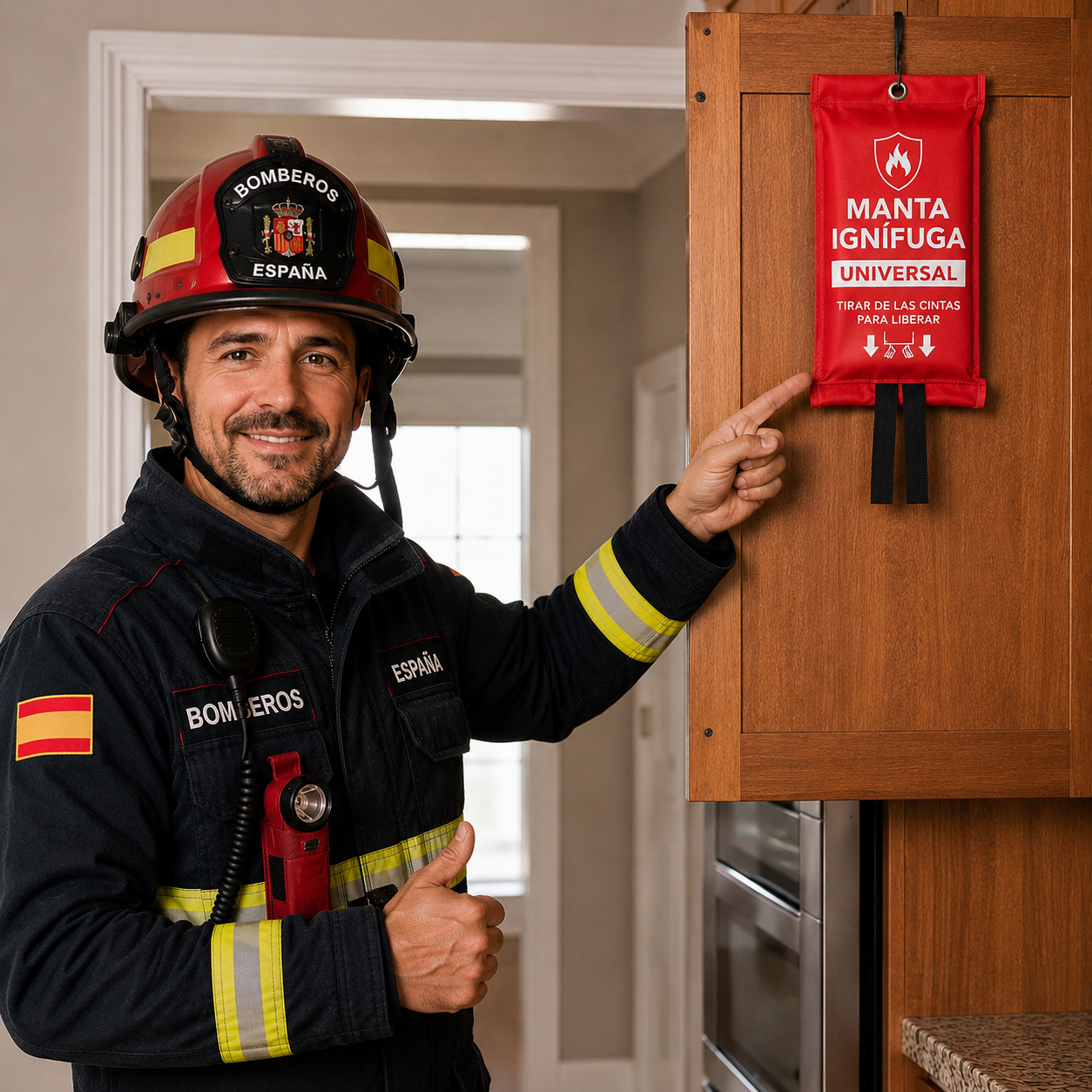 FireShield™ | Manta Ignífuga de Emergencia