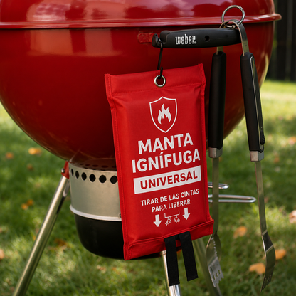 FireShield™ | Manta Ignífuga de Emergencia