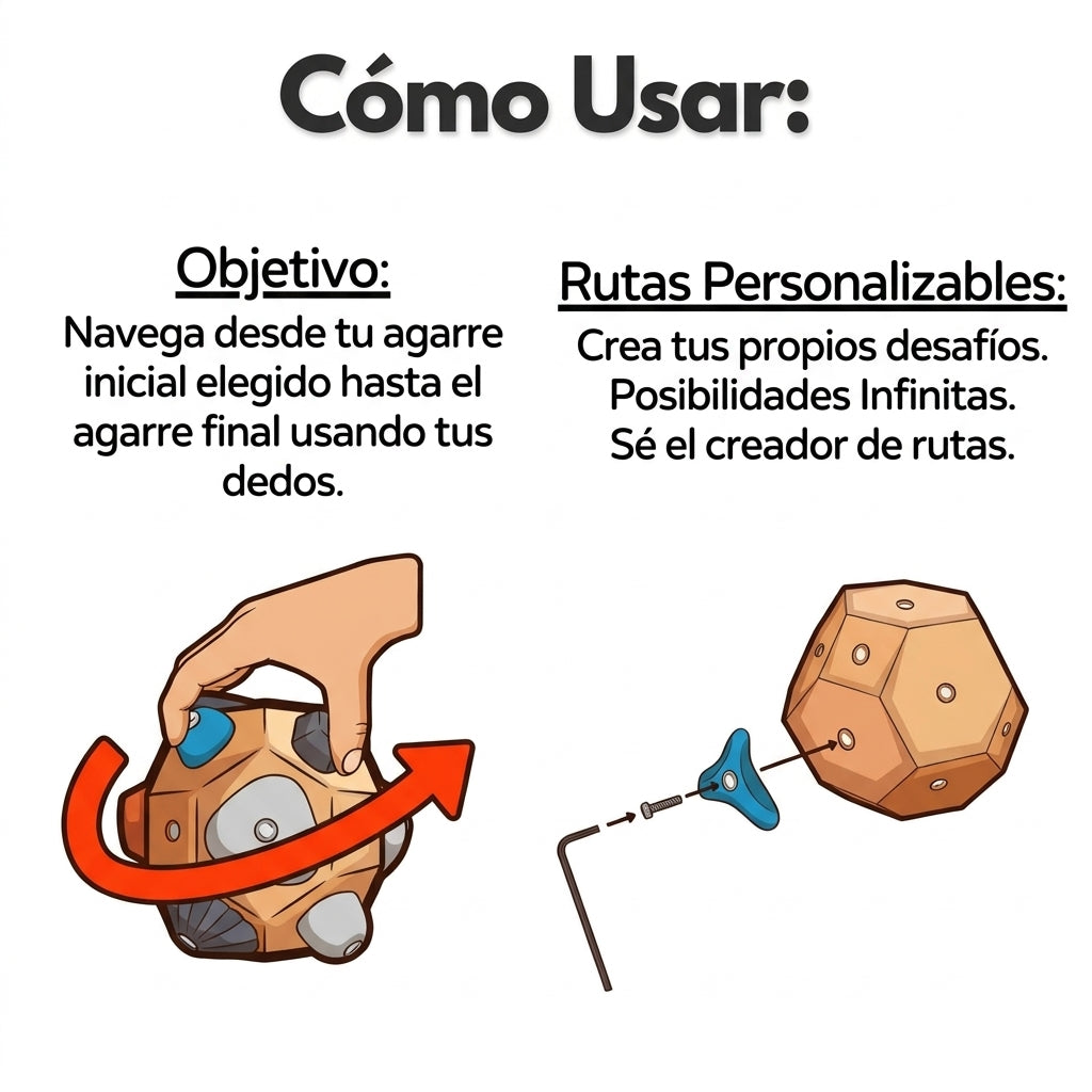 Crux Cube™ - Bloque de Escalada 3D
